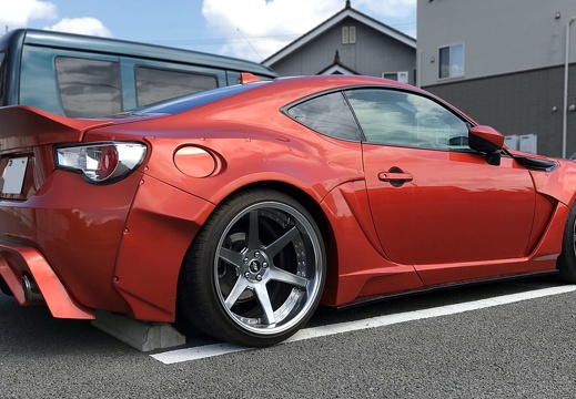 TIARA company  TOYOTA 86  BACK LABEL ZEAST BST1