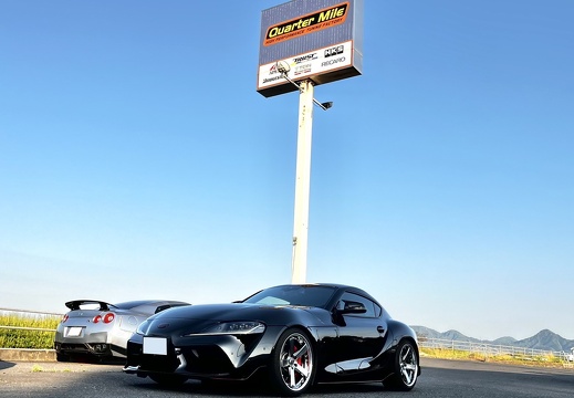 Quarter Mile TOYOTA SUPRA BACK LABEL ZEAST BST2